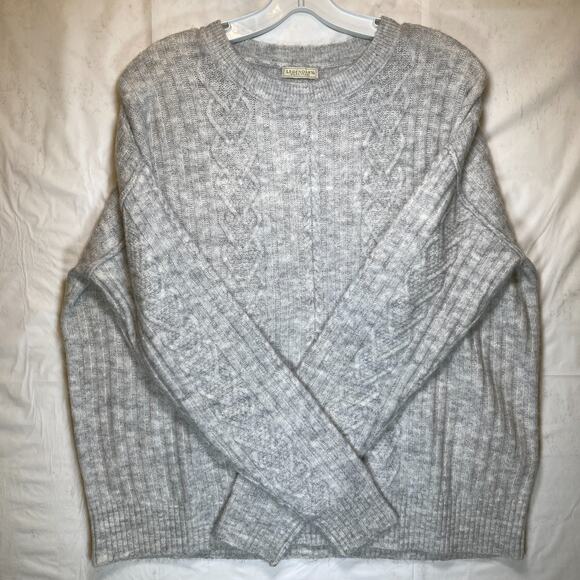 Women's Legendary Outfitters Soft Cozy Pullover Sweater Grey Size Small - Picture 4 of 9